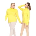 thumbnail image 2 of Stretch Is Comfort Women's Plus Size Warm Long Sleeve Turtleneck Top Yellow 5X, 2 of 6