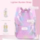 thumbnail image 5 of Mochila infantil ultraligera con patrón de unicornio (azul), mochila escolar, mochila escolar para niñas, 1-3 años, mochila escolar para viajes al aire libre para estudiantes, 5 of 5