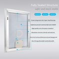 thumbnail image 4 of Wall Mounted Bathroom Mirror, LED Lighted Makeup Vanity Mirror Touch Sensor 3-Color Dimmer Light 28x20 inch, 4 of 6