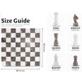thumbnail image 3 of Elborse Marble Chess Set 12" White & Oceanic Family Board Games, 32 Chess Pieces & 2 Extra Queens, Travel Chess Set, Strategy Board Games for Adults, 3 of 7