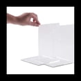 thumbnail image 4 of 10 Piezas Sujetalibros de AcríLico Transparente EstanteríA en Forma de L Soporte Deflector Estante para Libros, 4 of 6