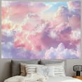 thumbnail image 2 of ONETECH  Pink Cloud Tapestry Colorful Abstract Clouds Natural Landscape Tapestries Wall Hanging for Bedroom Living Room Teen Dorm Indie Decor Poster Blanket, 2 of 6