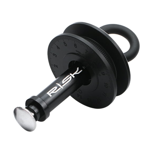 RISK Compact RL211 Barrel Axle Virtual Flywheel - Rust-Free Bearingless Design, H-Shape Chain Groove for Stability, Lightweight Aluminum Alloy & Plastic Build, Easy-Clean Sliding Shaft, Magnetized
