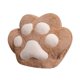 thumbnail image 4 of Cojín con forma de pata de gato, manta con forma de pata de gato, cojín decorativo con forma de pata de gato, regalo de cumpleaños, cojín de oficina, sofá Marrón oscuro, 4 of 9