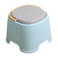 thumbnail image 4 of Taburete pequeño portátil antideslizante con asa, taburete con escalón y reposapiés para sala de estar, cocina, garaje, baño y hogar. azul, 4 of 8