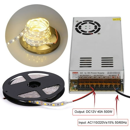 DC12V 20A 40A 50A LED Strip Power Adapter Compact Solar Lamp Power Supply