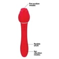 thumbnail image 5 of Adult Sex Toy Bundle of Triad 3 Way Butt Plug, Smooth and Icon Brands Wild Rose Rechargeable Silicone Suction + Vibrator - Red, 5 of 5