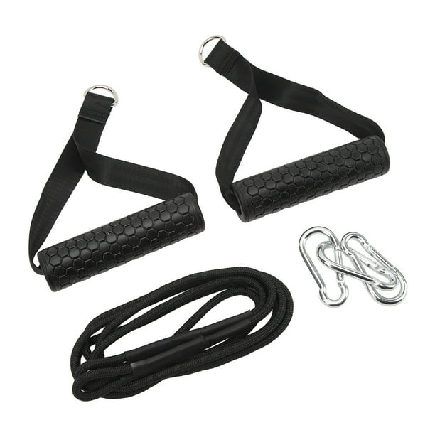 Triceps Pull Down Rope, Long Triceps Rope Stainless Steel Plastic And 