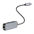thumbnail image 1 of Adaptador USB C A Ethernet de 5 Gbps, Adaptador de Red Gigabit Ethernet RJ45 Sin Controlador para Computadora Portátil 10/11 OS 11, 1 of 5