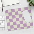 thumbnail image 6 of Mousepad Lavender Checkerboard Aesthetic Grid Pattern Design, 6 of 6