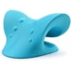 thumbnail image 2 of Relajador del cuello y del hombro, dispositivo de tracción cervical para el alivio del dolor y la alineación de la columna vertebral cervical, almohada quiropráctica camilla del cuello (azul) Feliz Sencillez, 2 of 5