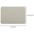 thumbnail image 2 of COMPUKAS Grey Non- Floor Mat, Anti-Skid Floor Protector Rug, 1 Piece for Home and Office, 2 of 8
