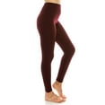 thumbnail image 3 of Women's High Waist Fleece Lined Leggings Regular and Plus Size, 3 of 3