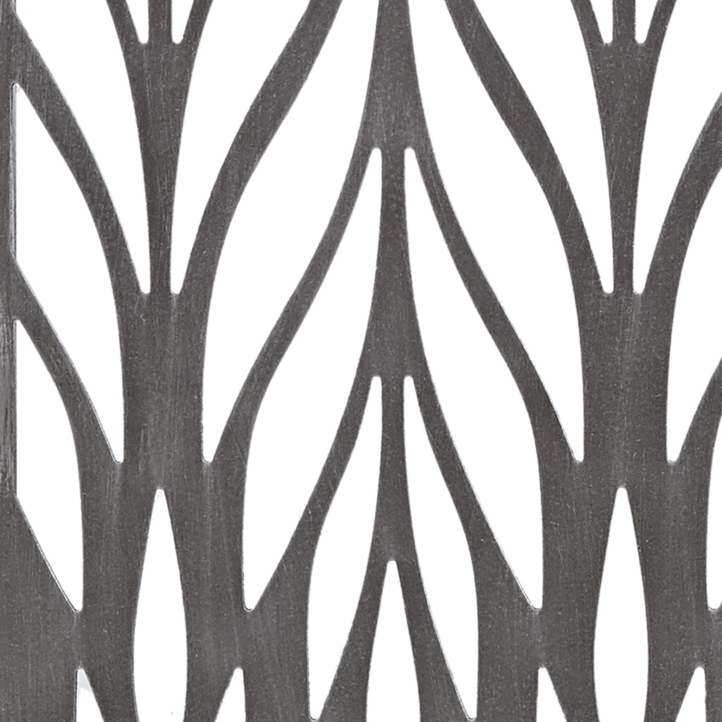 MAYEERTY Grey Laser Cut Wood 2-Piece Panel Wall Decor Set