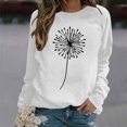 thumbnail image 1 of Qiopertar Mode Femmes Décontracté Manches Longues Col Rond Imprimé Chandail en Molleton Blouse Liquidation Livraison Gratuite à Moins de 5$ jusqu'à 90 % de Réduction, 1 of 4