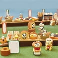 thumbnail image 3 of AURORA TRADE Resin Ornament Realistic Home Decor Japan Style Groceries Cartoon Bread Baking Cats Figurine Model for Coffee Shop, 3 of 8