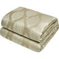 thumbnail image 6 of Sterling Creek 7-Piece Trinity Luxury Comforter Set, Traditional Gold Jacquard Medallion Comforter with Decorative Pillow Cushions & Shams, Bed Skirt, King, 6 of 9