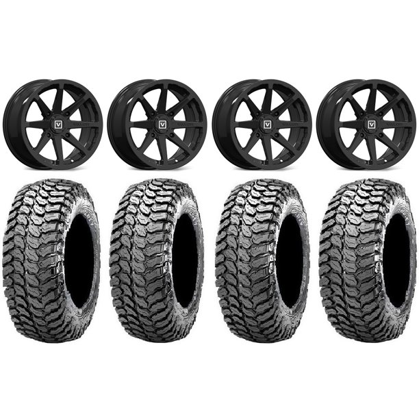 Valor V01 15 Wheels Milled 32 Liberty Tires Can Am Maverick X3 Honda Pioneer 1000 Talon Walmart Com