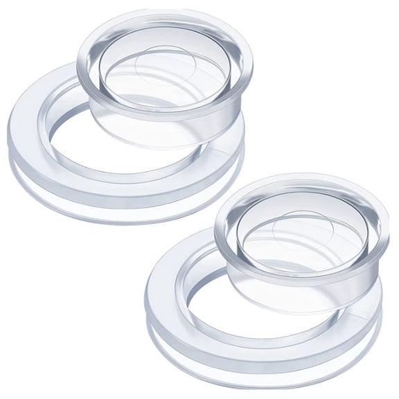 2Set Umbrella Hole Rings Umbrella Hole Ring with Cap Sleeve Umbrella Plug Cap Sleeve Outdoor Table Hole Cover Dust Plug