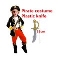 thumbnail image 1 of Disfraz De Rey Pirata Niño Carnaval Cumpleaños Halloween Cosplay Piratas Del Caribe Capitán Jack Ropa, 1 of 4
