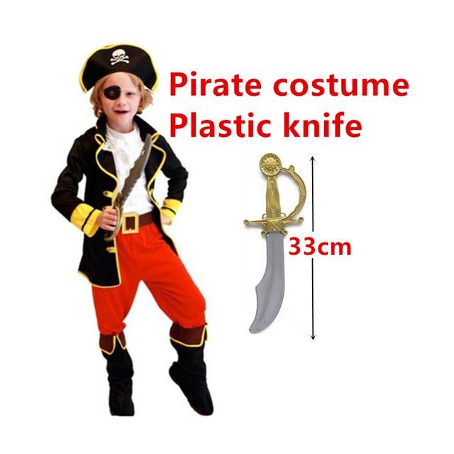 Disfraz De Rey Pirata Niño Carnaval Cumpleaños Halloween Cosplay Piratas Del Caribe Capitán Jack Ropa