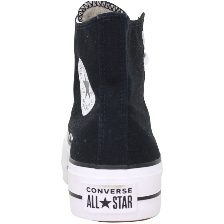 Converse Chuck Taylor All Star Lift Women s Platform High Top Sneakers Color Black White Size 8.5
