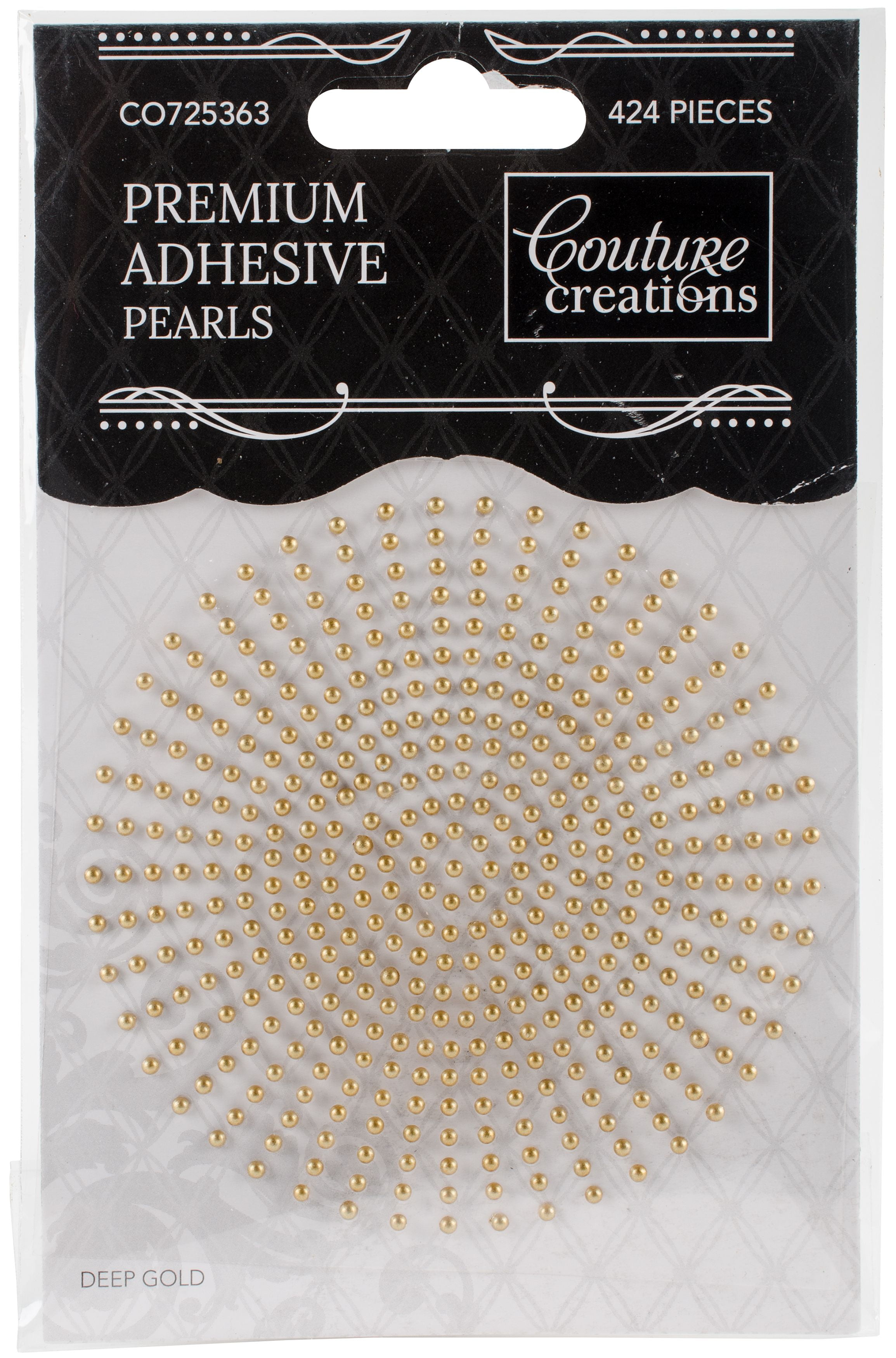 Couture Creations SelfAdhesive Pearls 2mm 424/PkgDeep Gold