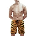 thumbnail image 3 of Men's Swim Trunks Bathing Suits Funny Tiger Print Quick Dry Board Shorts, 3 of 6