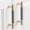 Gold-Gray, variant on 10 Pack Knurled Cabinet Pulls 3.75 Inch Brushed Satin Nickel Kitchen Cabinet Handles Cabinet Hardware Kitchen Handles for Cabinets Nickel Dresser Pulls T Bar Drawer Handle