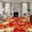 Red, variant on 6'x9' Area Rugs, Yellow Red Flowers Indoor Outdoor Area Rug for Living Room Bedroom, Luxury Spring Floral Birds Washable Bathroom Rugs Kitchen Floor Carpet Mats Home Decor Aesthetic