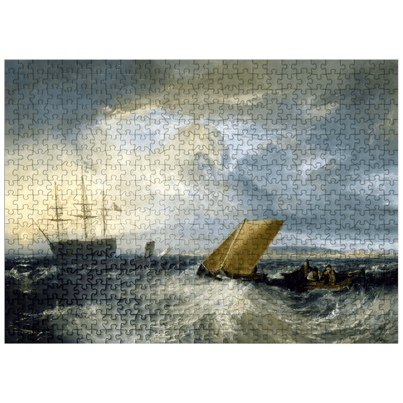 MyPuzzle - Sheerness As Seen From The Nore - Premium 500 Piece Jigsaw Puzzle for Adults