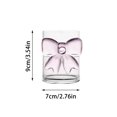 thumbnail image 3 of Home Decor Glass Cup With Bow Transparent Glass Iced Coffee Cup Glass Juice Cup Milk Cup Suitable For Weddings Parties And Home Glass&Bottle Practical 6.9", 3 of 6