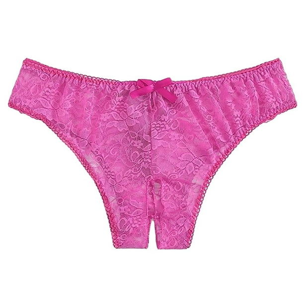 1pc Lingerie for Ladies Sexy Strap Panties Girls Pink Underpants