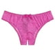 thumbnail image 1 of Gibobby Lencería sexy de encaje para dormir Plus Lace Lingerie Tanga Sexy 1PC Floral Breve Crotchless Ropa interior Mujeres Panty(Rosa, L), 1 of 5