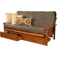 thumbnail image 2 of Full Size Futon Frame with Mattress - Hardwood Sofa Bed Convertible 79", 2 of 6