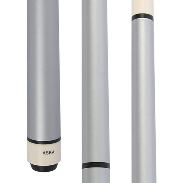 25-Ounce Heavy Hit Matte Silver Jump Break Cue Stick Aska JBC, Jump/Break Cue
