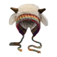 thumbnail image 1 of Gorro de invierno para mujer, bonito, cómodo, moderno, resistente al viento, cálido, con protección para las orejas. Beige claro, 1 of 9