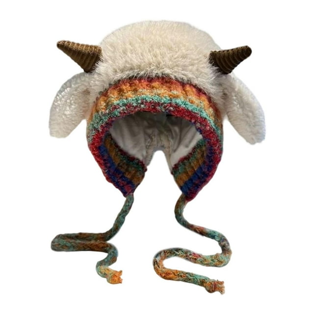 Gorro de invierno para mujer, bonito, cómodo, moderno, resistente al viento, cálido, con protección para las orejas. Beige claro