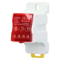 thumbnail image 2 of DIN Rail Terminal Block Distribution Box, 80A Junction Box for House Appliances, with Combination Card Slots, Easy Installation on Rail, Brass Conductor, PA66 Flame Retardant, 2 of 7