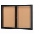 thumbnail image 1 of Aarco Products DCC4836RBK 36 in. W x 48 in. H Enclosed Aluminum Bulletin Board - Black, 1 of 1