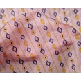 thumbnail image 4 of oneOone Silk Tabby Fabric Stripe & Geometric Ikat Printed Craft Fabric BTY 42 Inch Wide, 4 of 4