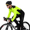 thumbnail image 5 of West Biking Men's Cycling Jersey Quick Dry Long Sleeves Zipper Bike Shirt, Green, 5 of 10