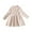 Beige, variant on Elainilye Fashion Baby Girl Dress Girls Ribbed Knit Sweater Dress Kids Ruffle Long Sleeve Casual Playwear, Sizes 3M-3Y