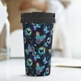 thumbnail image 6 of Honeii Blue Butterfly Print Travel Coffee Mug Insulated Coffee Cup with Leakproof Lid, Coffee Tumbler, Reusable Coffee Cups with Seal Lid, 6 of 8