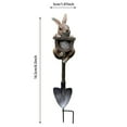 thumbnail image 2 of Outdoor Garden Decorations Resin Statue Garden Figurines with Shovel Garden Ornaments for Backyard and Patio Statues, 2 of 6