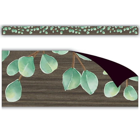Teacher Created Resources Eucalyptus Magnetic Border, 24 Feet