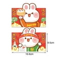 thumbnail image 6 of Riguas 4Pcs/Pack 2023 Red Envelopes Cartoon Jubilant Stamped Festival Props Paper Creative Chinese Horizontal Red Envelopes for New Year, 6 of 8