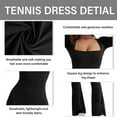 thumbnail image 4 of Jumpsuits for Women Square Neck Wide Leg Full Length Romper Playsuit, 4 of 7