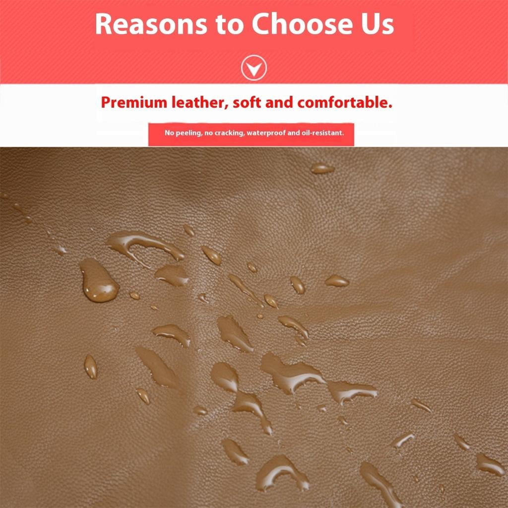 YIGSECU Heavy Duty PU Apron Waterproof Oil Resistant Long Sleeve Protective Workwears