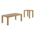 thumbnail image 1 of Coaster Castlewood 2-piece Wood Cocktail Coffee Table Set in Washed Oak, 1 of 10